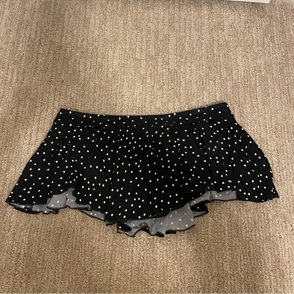 La Blanca Polka Dot Skirt Swimsuit Bottom
